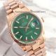 Copy Rolex Day-Date Rose Gold Green Dial Wrist Watch(4)_th.jpg